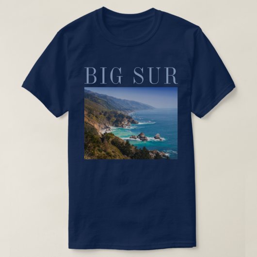 Big Sur Californië kust T-shirt (Design voorkant)