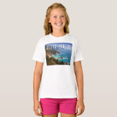 Big Sur Californië kust T-shirt (Voorkant volledig)