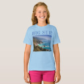 Big Sur Californië kust T-shirt (Voorkant volledig)