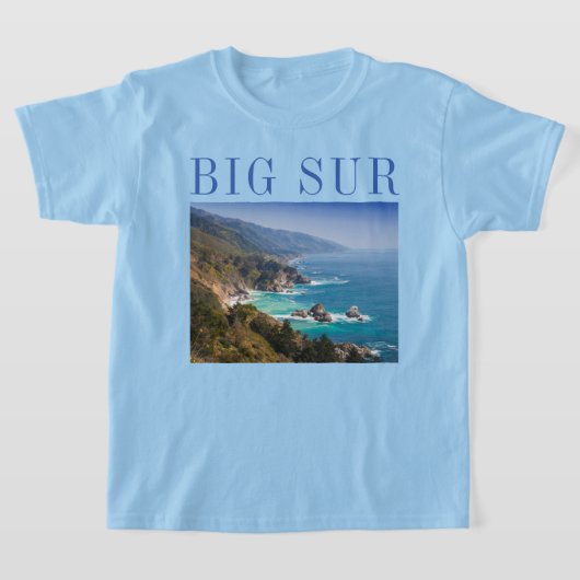 Big Sur Californië kust T-shirt (Laagn)