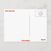 Big Sur, Californië-landschap Briefkaart (Achterkant)