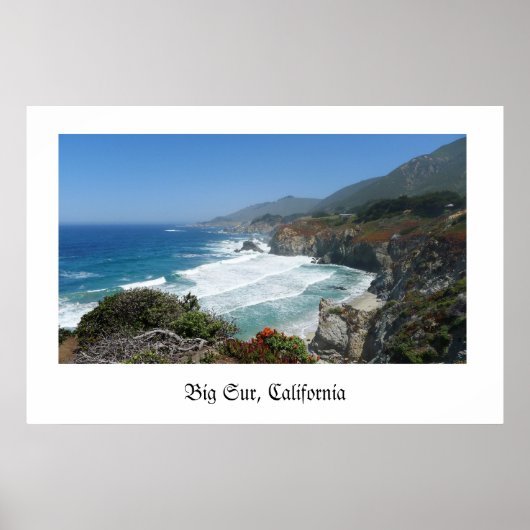 Big Sur, Californië Poster (Voorkant)