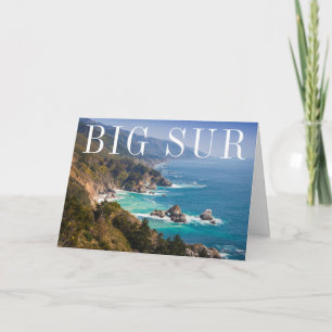 Big Sur Californische kust Dank je wel Bedankkaart