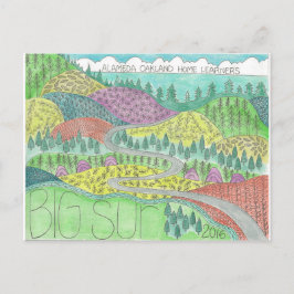 Big Sur Camping Trip 2016 Briefkaart