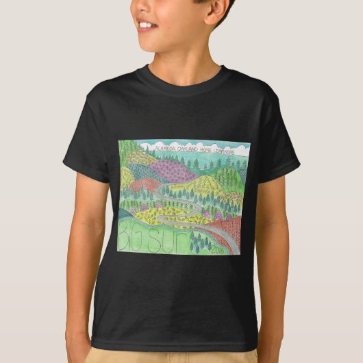 Big Sur Camping Trip 2016 T-shirt (Voorkant)