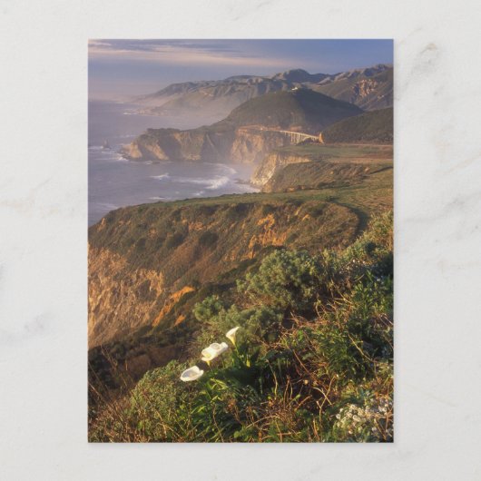 Big Sur Coast California Briefkaart (Voorkant)