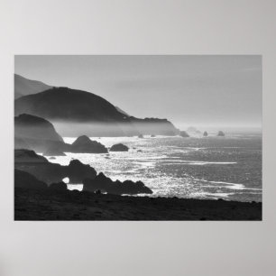 Big Sur Coast door Lisa Lavin Poster