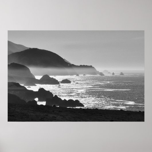 Big Sur Coast door Lisa Lavin Poster (Voorkant)