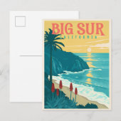Big Sur - De schoonheid van de Pacifische kust van Briefkaart (Voorkant / Achterkant)