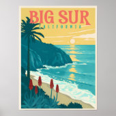 Big Sur - De schoonheid van de Pacifische kust van Poster (Voorkant)