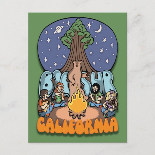 Big Sur III Briefkaart (Voorkant)