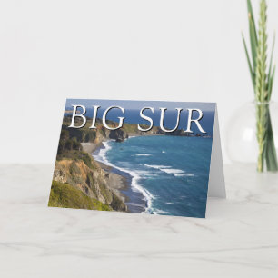 Big Sur-kustlijn   Californië   Dank u Bedankkaart