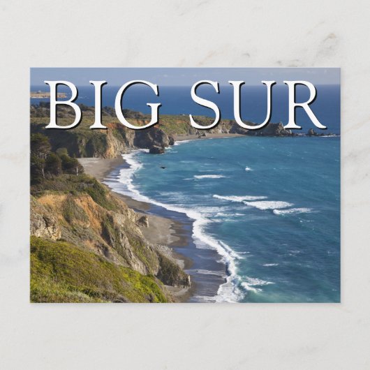 Big Sur Kustlijn | Californië | Gefeliciteerd Briefkaart (Voorkant)