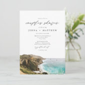 BIG SUR kustlijn Californië Koppels Douche Kaart (Staand voorkant)