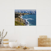 Big Sur kustlijn | Californië Poster (Keuken)