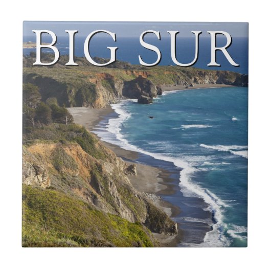 Big Sur kustlijn | Californië Tegeltje (Voorkant)