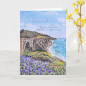 Big Sur-kustlijn Kaart (Gele Bloem)