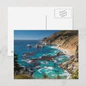 Big Sur-kustlijn,Westkust,Pacifische kust Briefkaart (Voorkant / Achterkant)