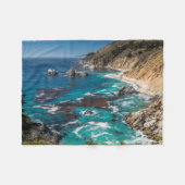 Big Sur-kustlijn,Westkust,Pacifische kust Fleece Deken (Voorkant (Horizontaal))