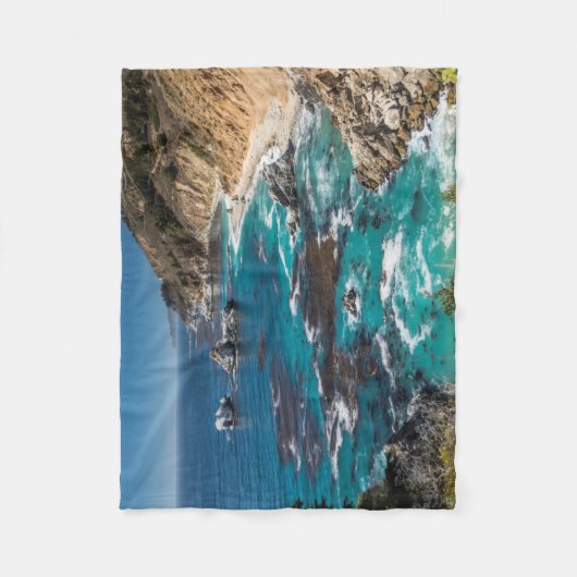 Big Sur-kustlijn,Westkust,Pacifische kust Fleece Deken (Voorkant)