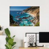Big Sur-kustlijn,Westkust,Pacifische kust Poster (Thuiskantoor)