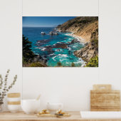 Big Sur-kustlijn,Westkust,Pacifische kust Poster (Keuken)