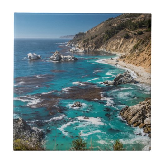 Big Sur-kustlijn,Westkust,Pacifische kust Tegeltje (Voorkant)