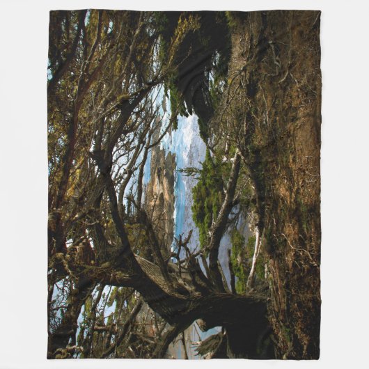 BIG SUR Large Fleece Blanket (Voorkant)
