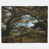 BIG SUR Large Fleece Blanket (Voorkant (Horizontaal))