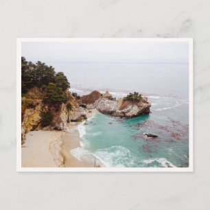 Big Sur Mcway Falls Waterval Foto Briefkaart