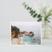 Big Sur Mcway Falls Waterval Foto Briefkaart (Staand voorkant)
