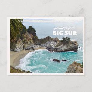 Big Sur McWay Waterval Pacific Coast Highway Briefkaart