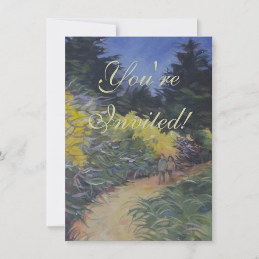 Big Sur Natuur Path Schilderachtig Bossen Californ Kaart (Voorkant)