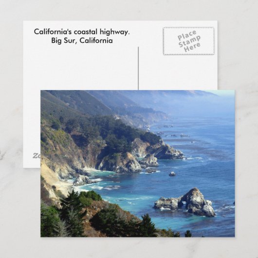 Big Sur-postkaart Briefkaart (Voorkant / Achterkant)