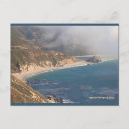 Big Sur Rocky Beach | Blue Beach Song™-Briefkaart Briefkaart