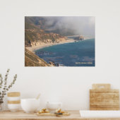 Big Sur Rocky Beach Poster (Keuken)