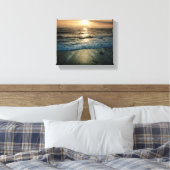 Big Sur Sunset Canvas Afdruk (Insitu (Slaapkamer))