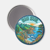 Big Sur USA Magneet (Voorkant / Achterkant)