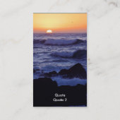 Big Sur Visitekaartje (Achterkant)