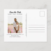 Big Sur Wedding McWay Save the Date Briefkaart (Achterkant)