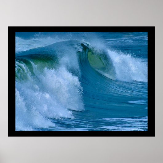 Big Surf Ocean Wave Poster (Voorkant)