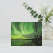 Big Susitna Aurora Briefkaart (Staand voorkant)