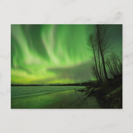 Big Susitna Aurora Briefkaart (Voorkant)