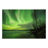 Big Susitna Aurora Foto Afdruk (Voorkant)