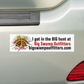 Big Swamp Bumpersticker (Op auto)