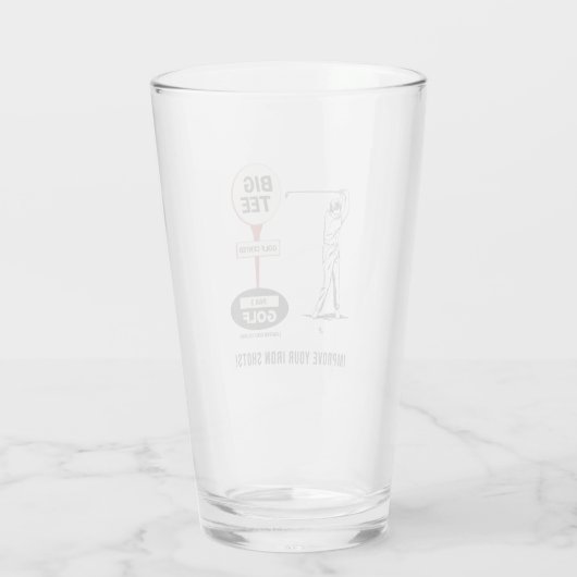 Big T-shirt Golf Course La Mirada Glas (Achterkant)