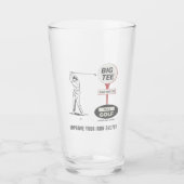 Big T-shirt Golf Course La Mirada Glas (Voorkant)