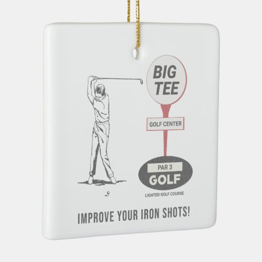 Big T-shirt Golf Course La Mirada Keramisch Ornament (Rechts)