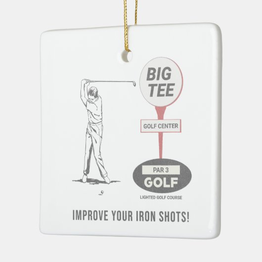 Big T-shirt Golf Course La Mirada Keramisch Ornament (Links)