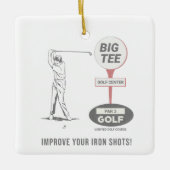Big T-shirt Golf Course La Mirada Keramisch Ornament (Voorkant)